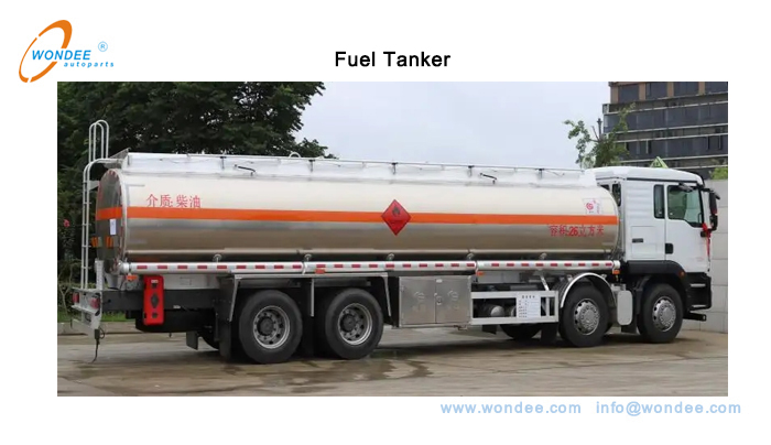Figure 1. Fuel tanker Camions-citernes, pétrole (essence, kérosène, diesel, carburant) Coinquier, véhicules de transport de carburant - Wondee Autoparts