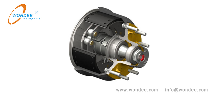 Drum type brake system Système de freinage de type tambour