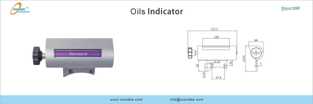 Oils Indicator from WONDEE Autoparts (1) Indicateur d'huiles de Wondee Autoparts (1)