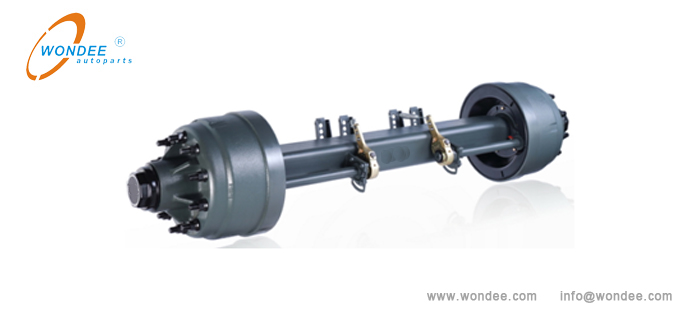 01-Trailer semi-trailer axle Essieu semi-remorque 01-remorque