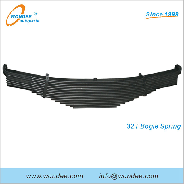 Ressorts à lames Bogie 24T 28T 32T pour semi-remorques et camions lourds