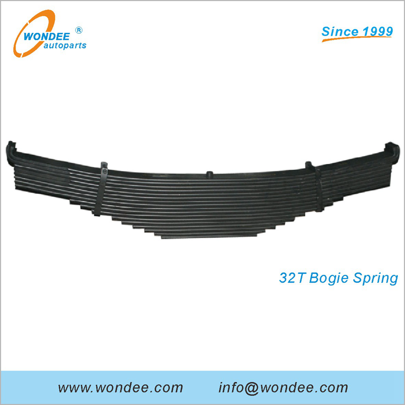 Ressorts à lames Bogie 24T 28T 32T pour semi-remorques et camions lourds