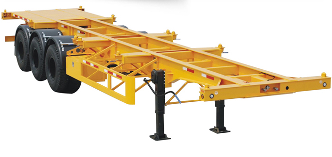 Châssis de remorque à 2 axes et à 3 axes pour transport de conteneurs - OEM et personnalisable