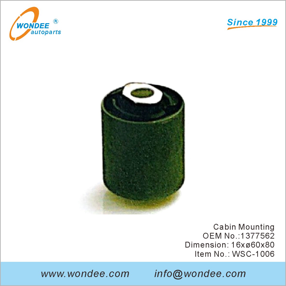 Montage de cabine OEM 1377562 de Wondee