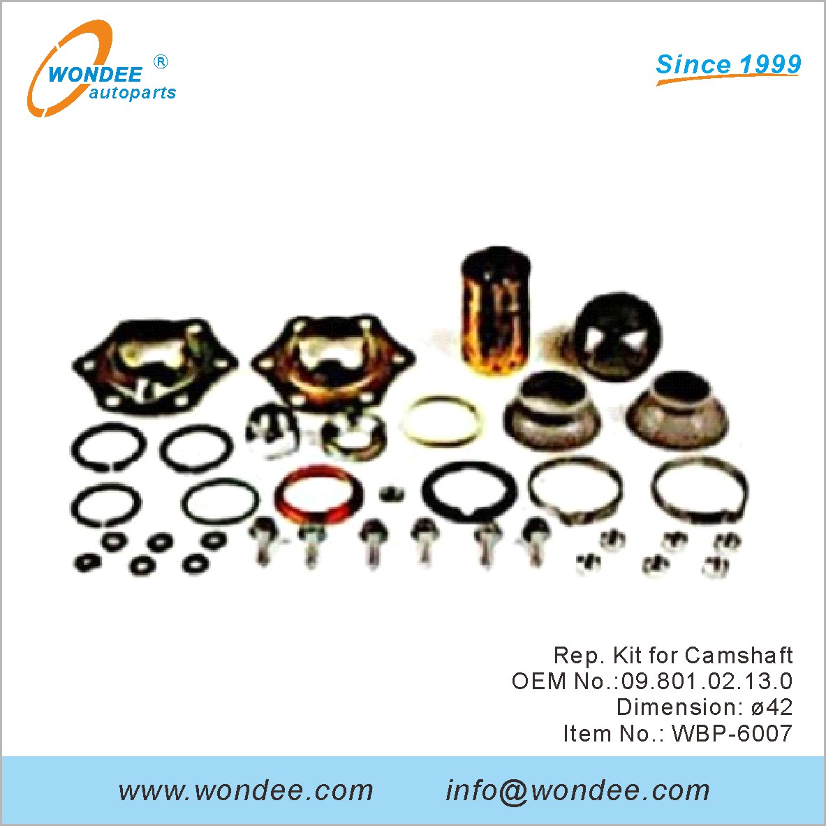 Kit de représentant pour Camarfaf OEM 0980102130 pour BPW de Wondee