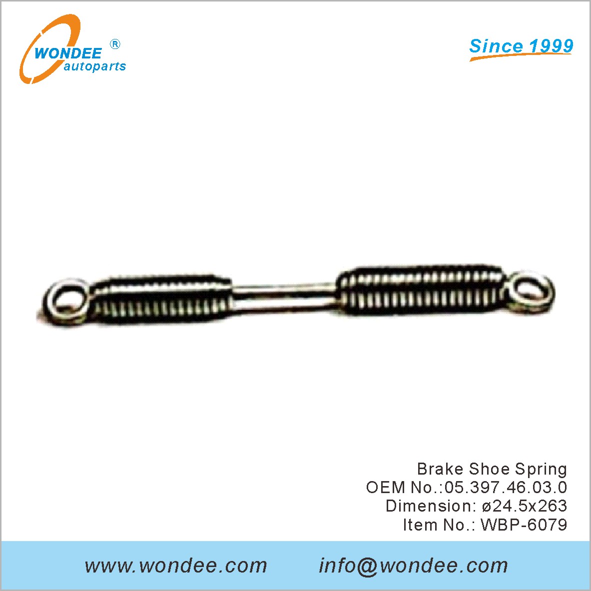 Frein Shoe Spring OEM 0539746030 pour BPW de Wondee