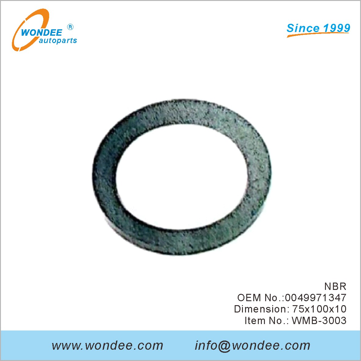 NBR OEM 0049971347 pour Benz de Wondee