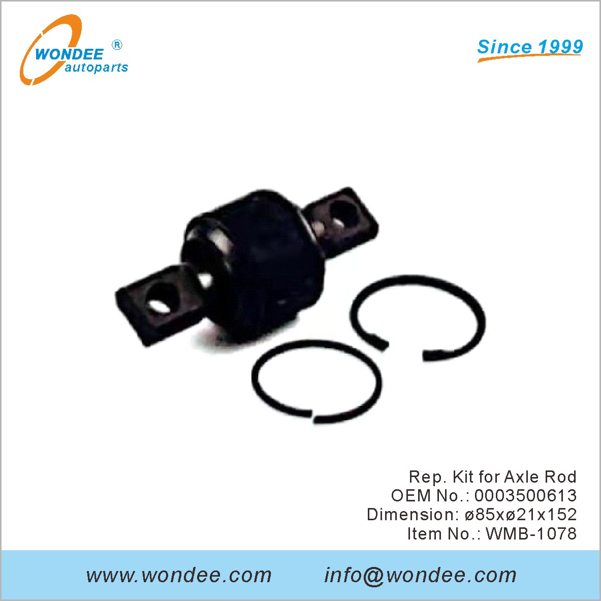 REP. Kit pour la tige d'essieu OEM 0003500613 pour Benz de Wondee