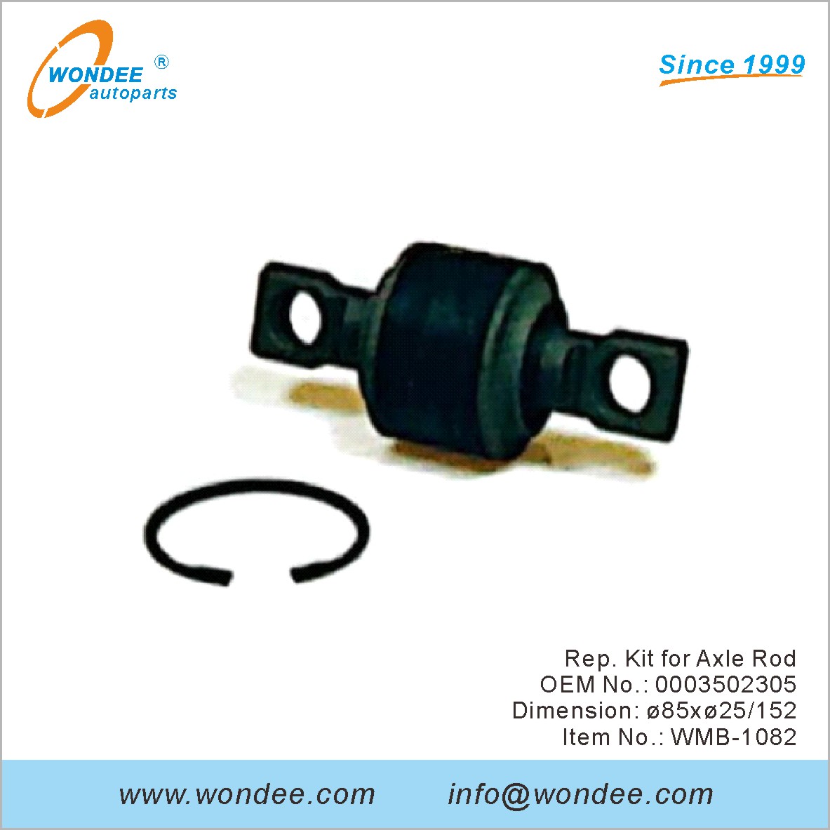 Kit de représentant pour la tige d'essieu OEM 0003502305 pour Benz de Wondee