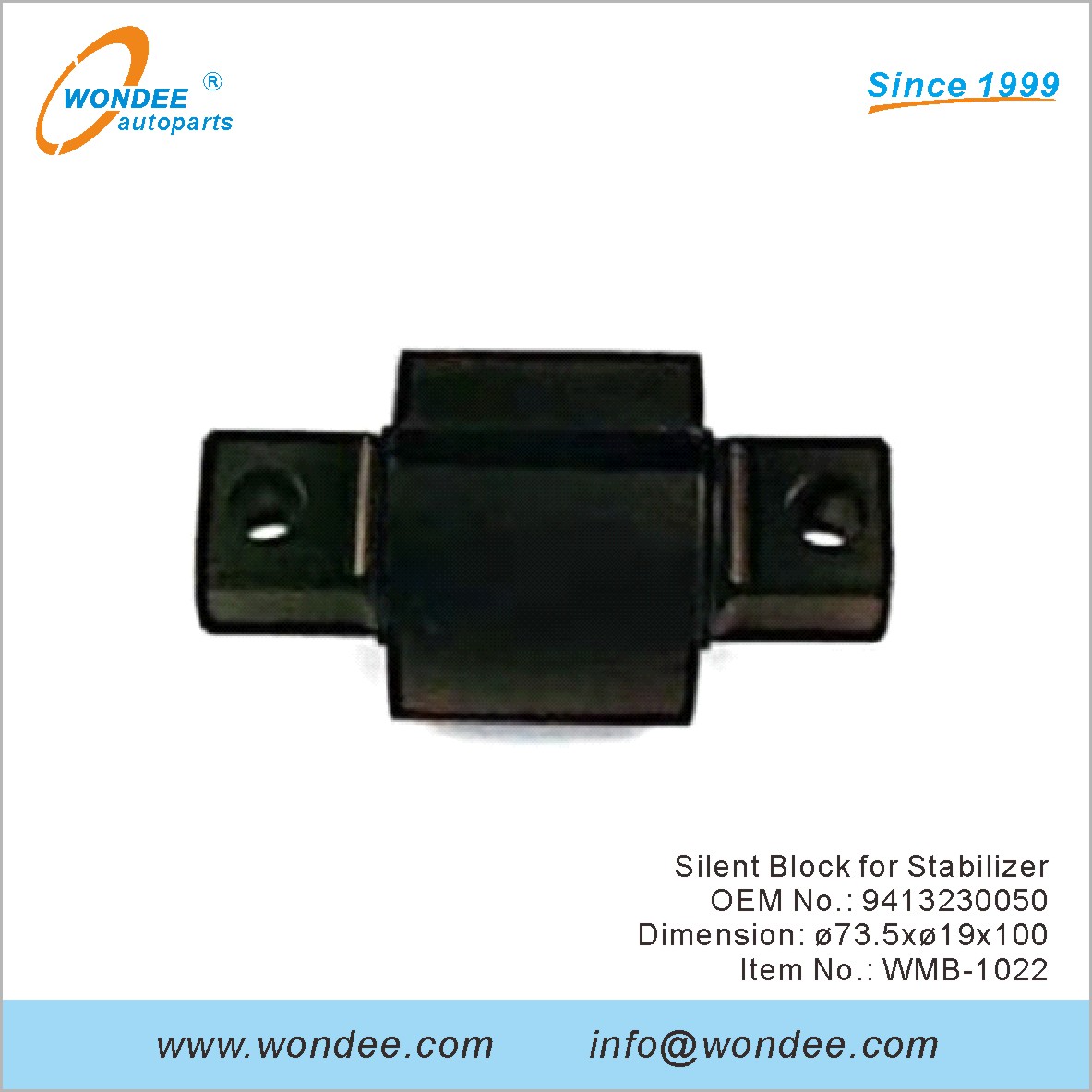 Bloc silencieux pour stabilisateur OEM 9413230050 pour Benz de Wondee
