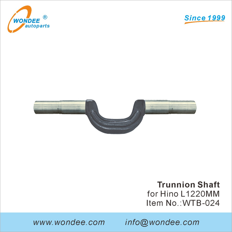 Arbre de trunnion pour les camions