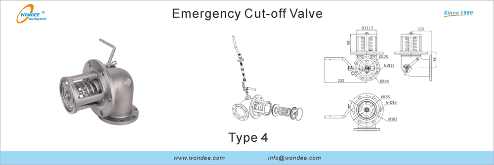 Vanne de coupure d'urgence de Wondee Autoparts (10) -