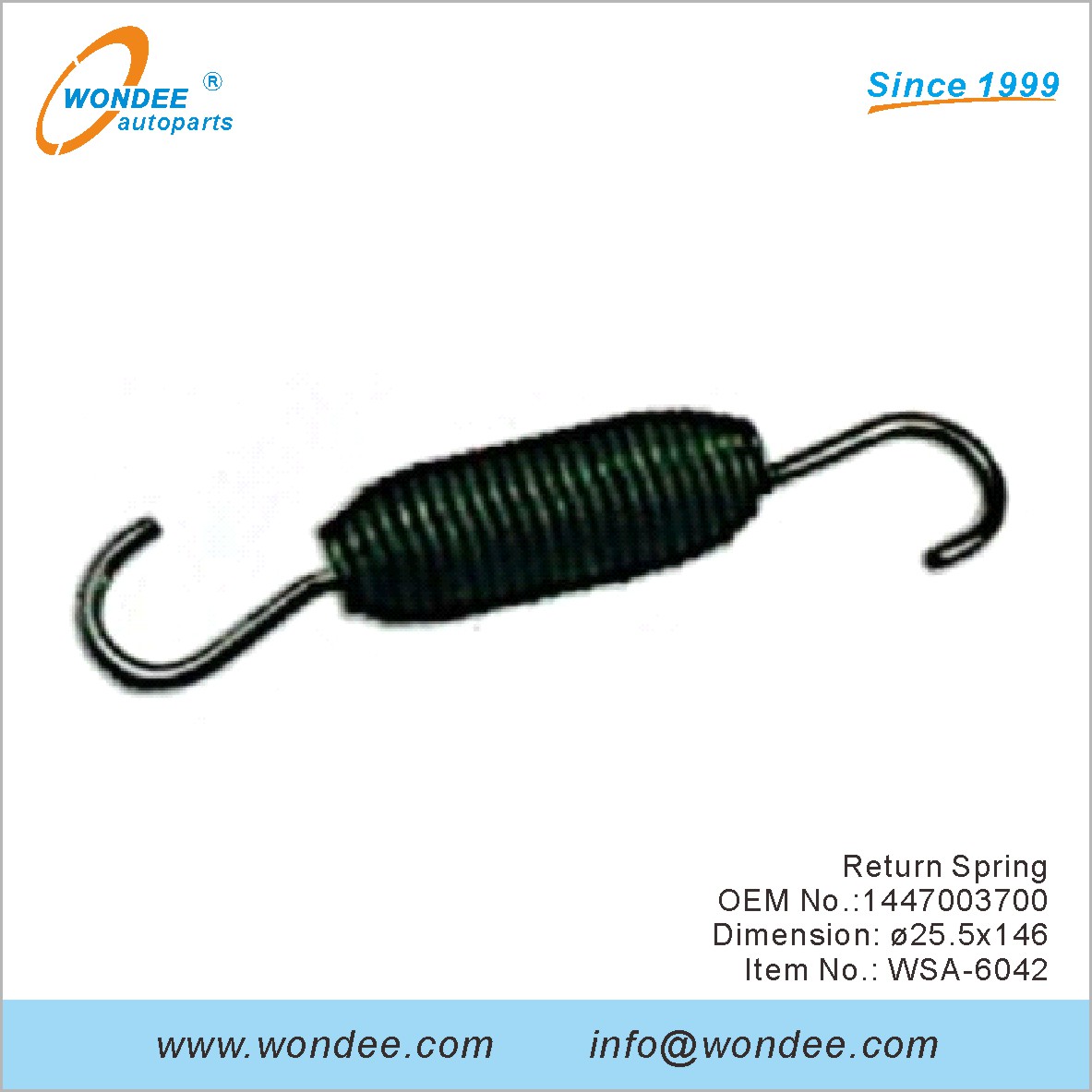 RETOUR Spring OEM 1447003700 pour SAF de Wondee