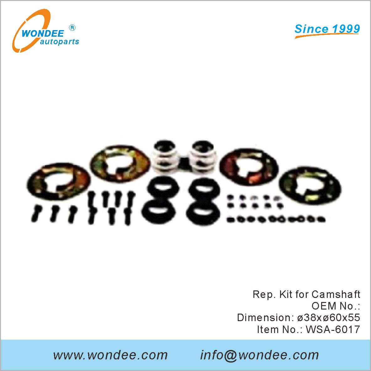 Kit de représentant pour l'OEM de l'arbre à cames pour SAF de Wondee