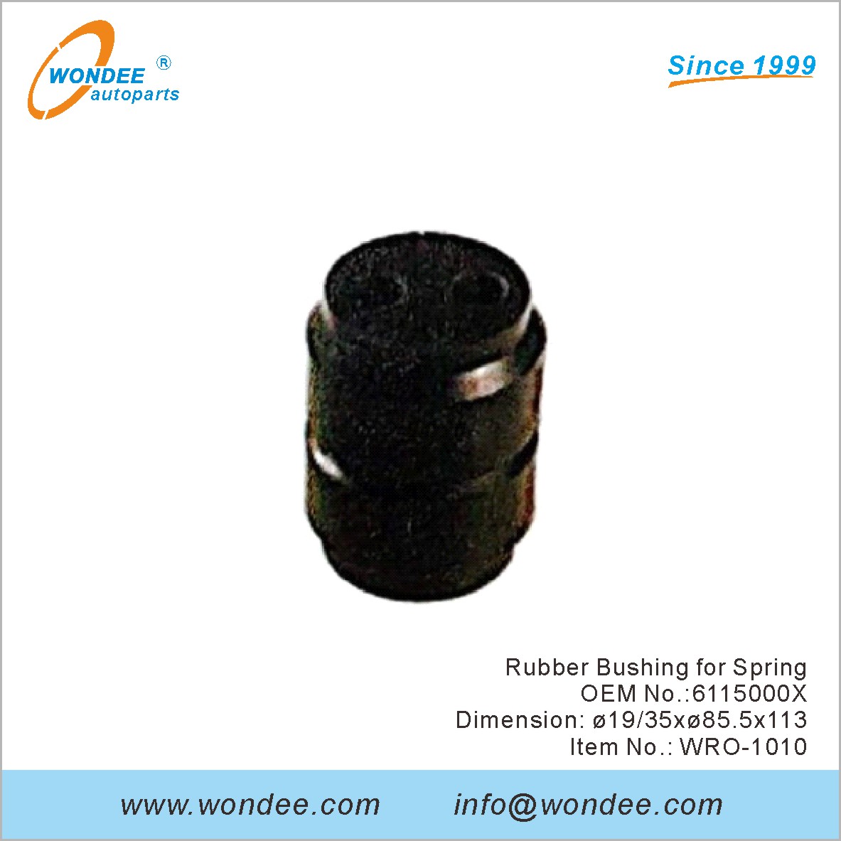 Suise en caoutchouc pour Spring OEM 6115000X pour ROR de Wondee