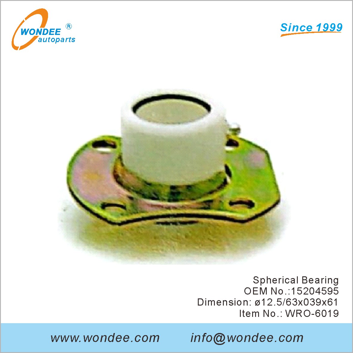 OEM Sphérique OEM 15204595 pour ROR de Wondee