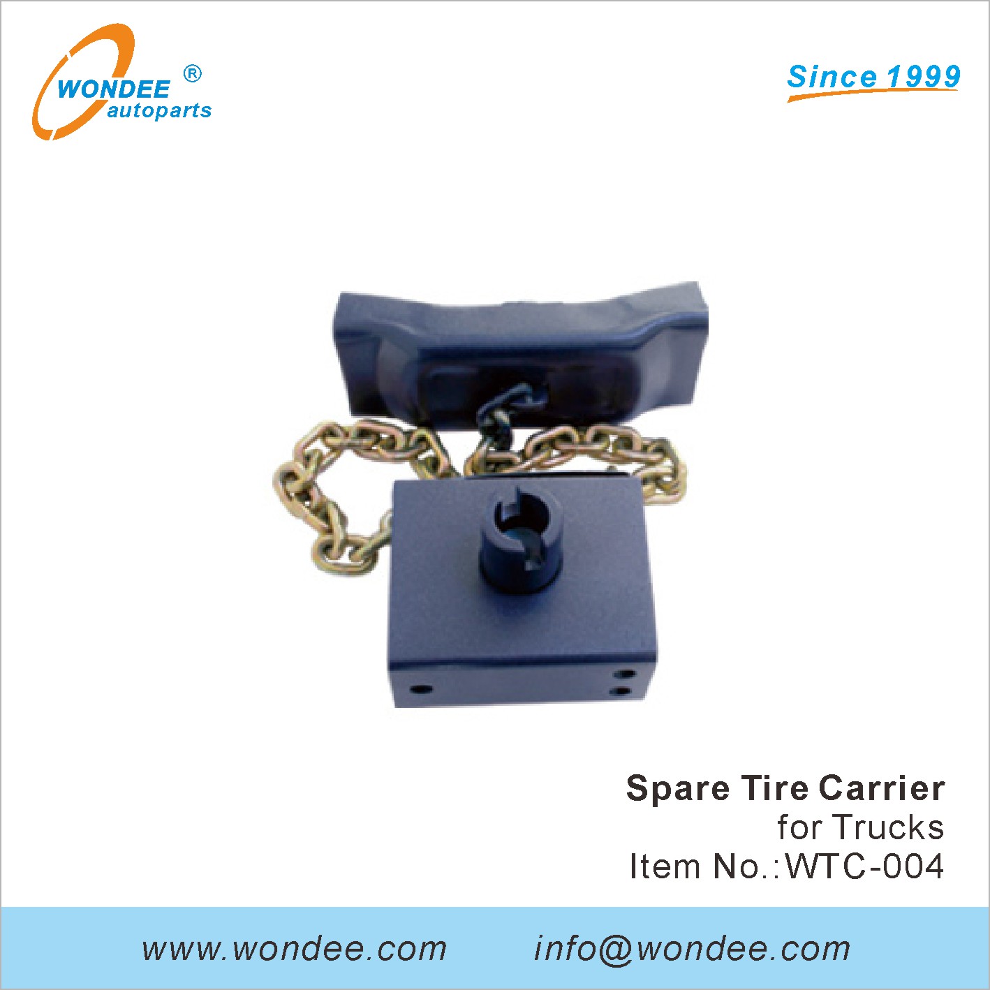 Carrier des pneus de secours Wondee (4)