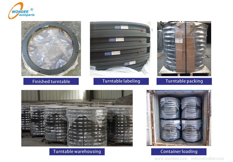 WONDEE TURNETABLE Emballage et chargement