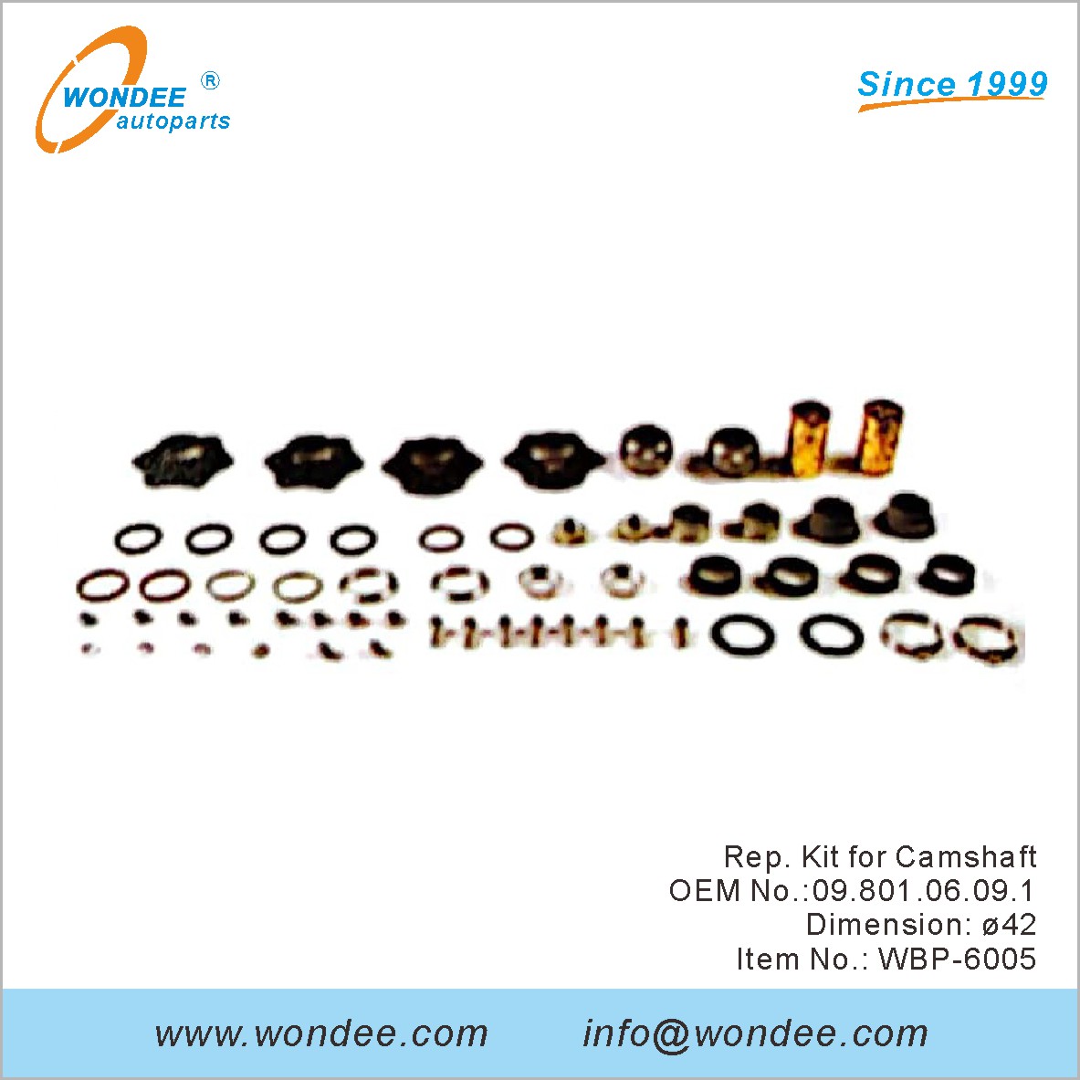 Kit de représentant pour Camarfaft OEM 0980106091 pour BPW de Wondee