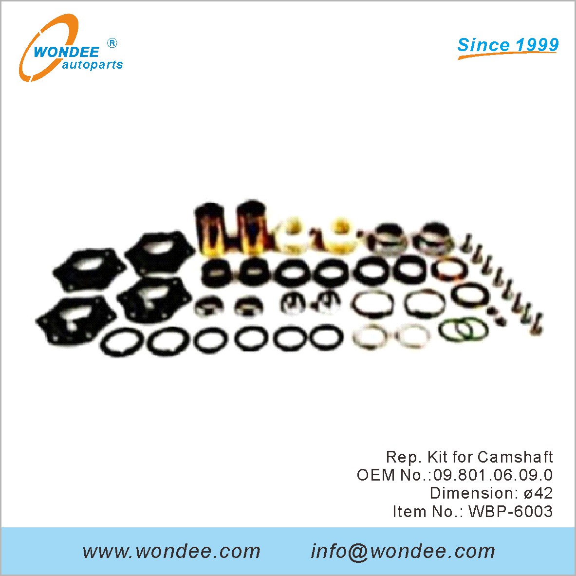 Kit de représentant pour Camarfaft OEM 0980106090 pour BPW de Wondee