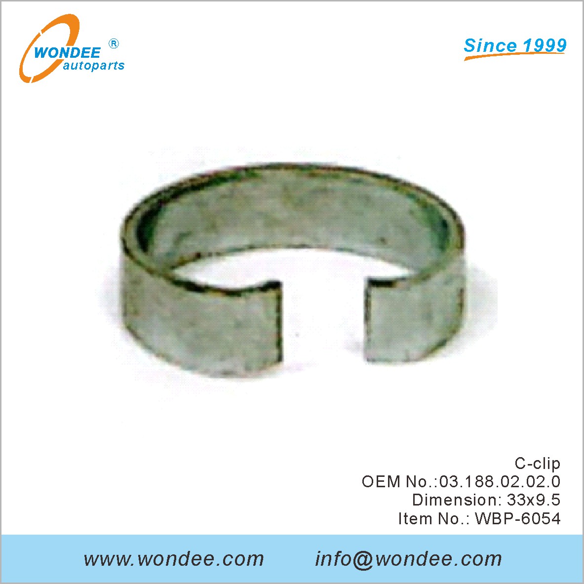 C-CLIP OEM 0318802020 pour BPW de Wondee