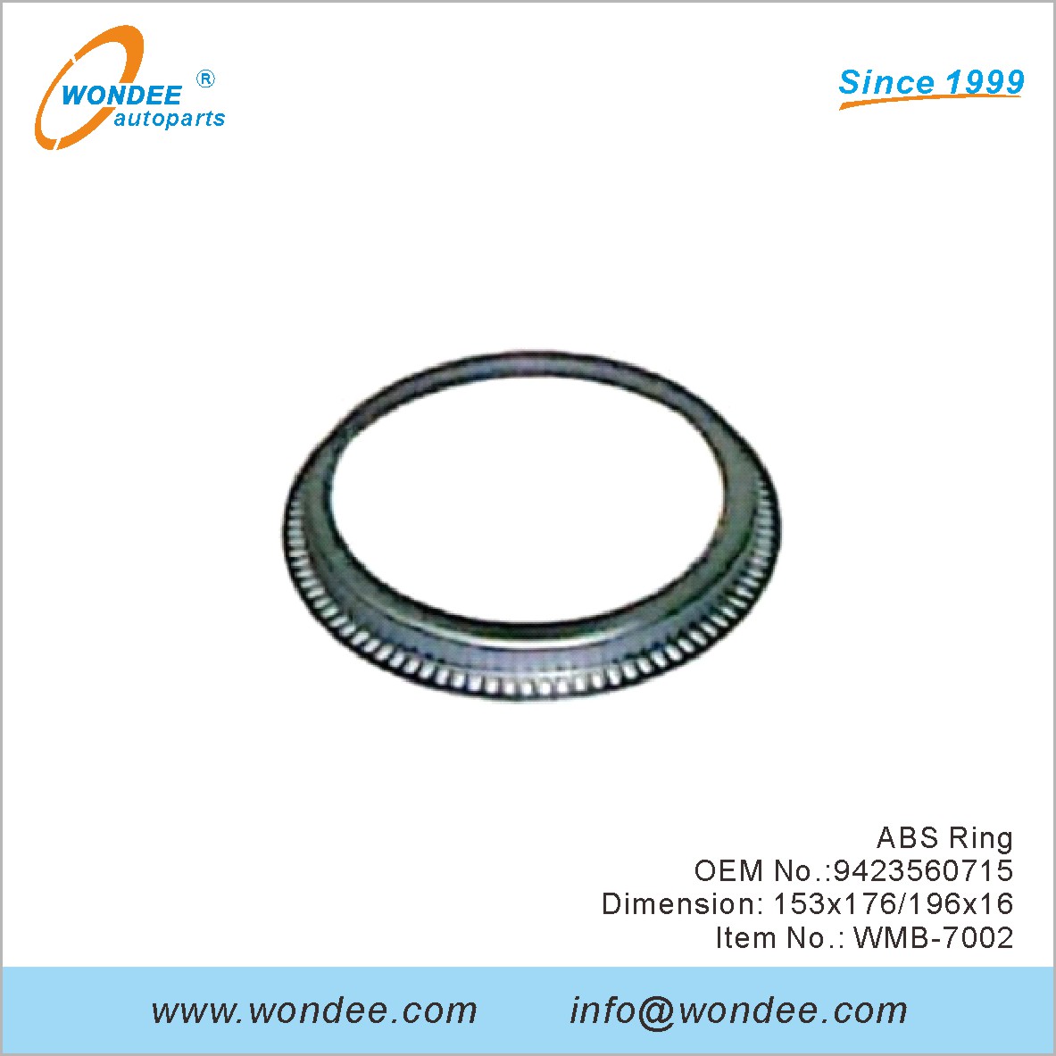ABS Ring OEM 9423560715 pour Benz de Wondee