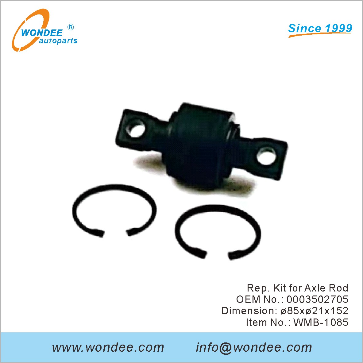 Kit de représentant pour la tige d'essieu OEM 0003502705 pour Benz de Wondee