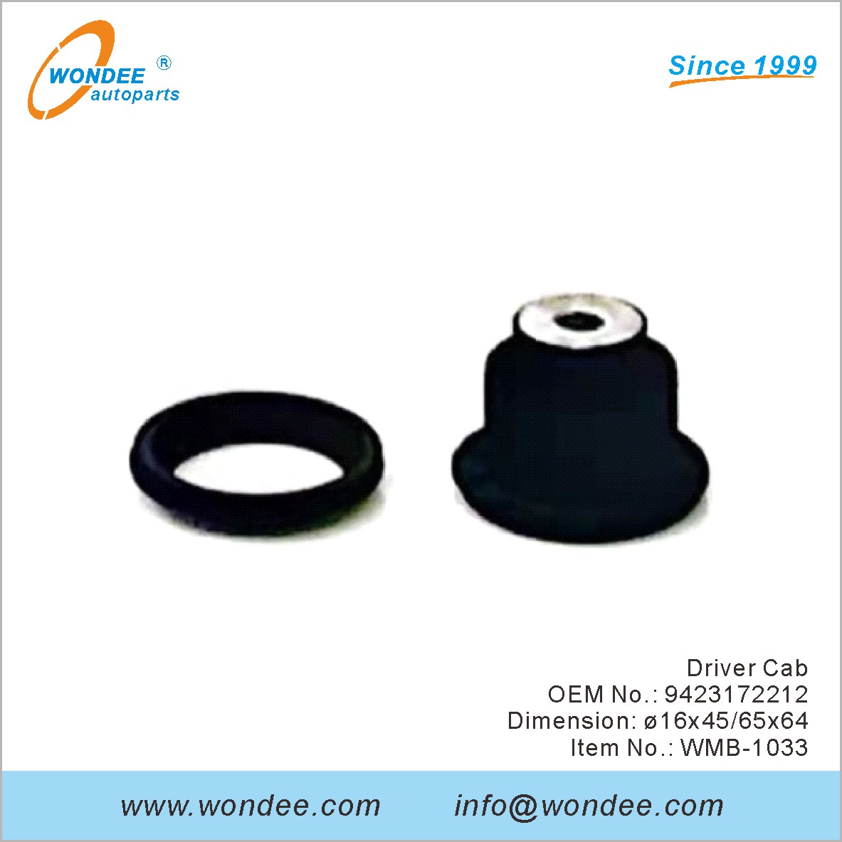 Driver Cab OEM 9423172212 pour Benz de Wondee