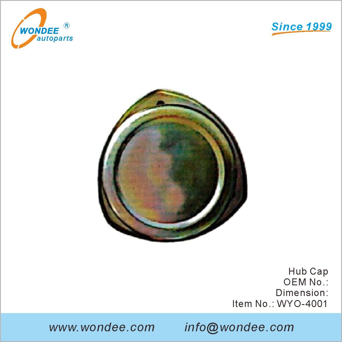 Hub Cap OEM pour Volvo de Wondee