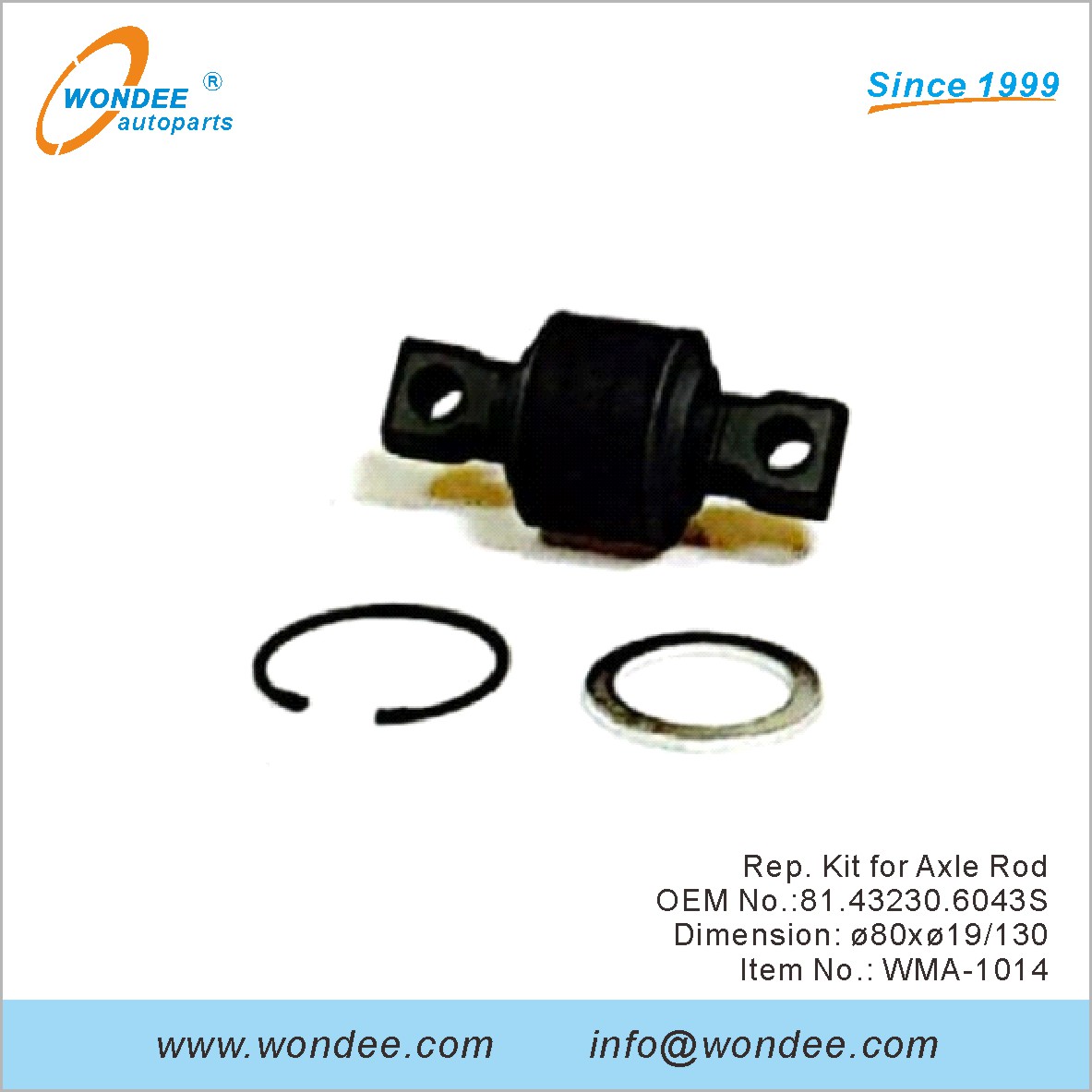 REP. Kit pour la tige d'essieu OEM 81.43230.6043s pour l'homme de Wondee