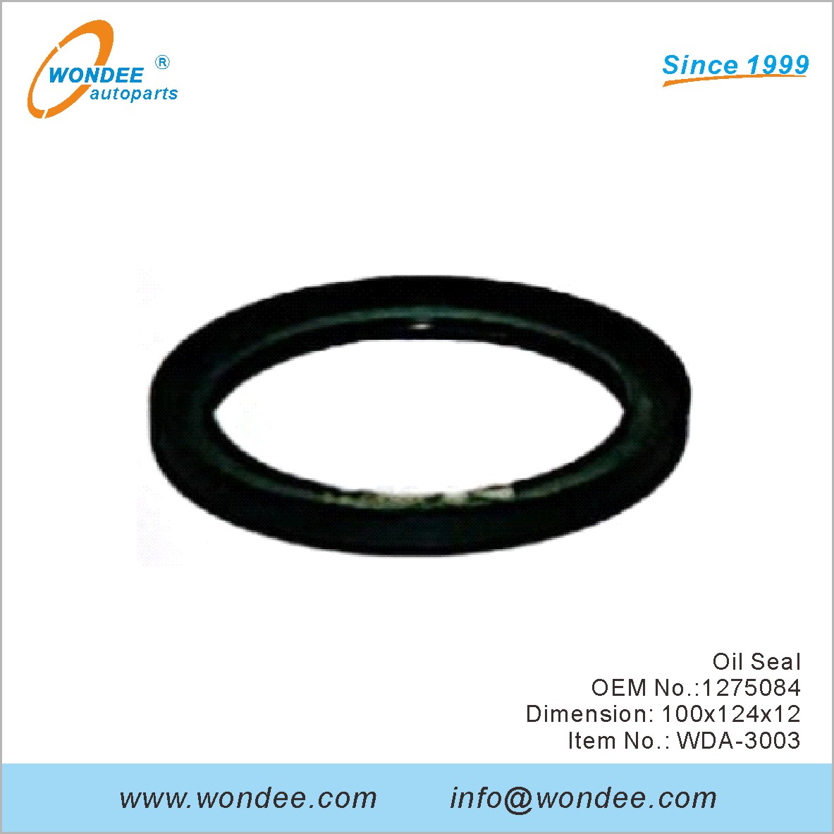 Sceau d'huile OEM 1275084 pour DAF de Wondee