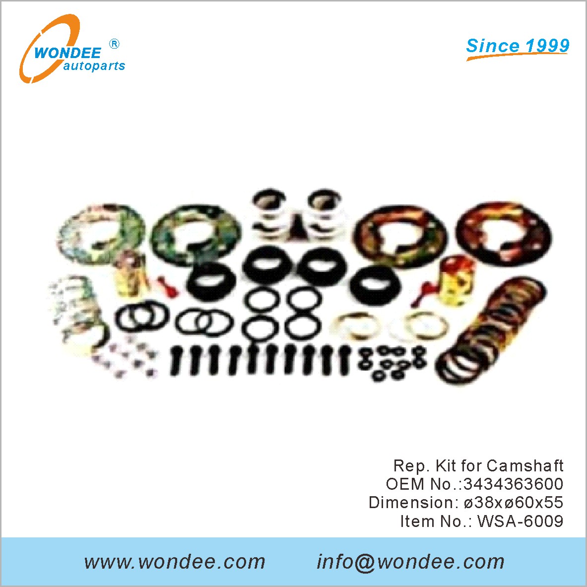 REP. Kit pour Camarfaft OEM 3434363600 pour SAF de Wondee