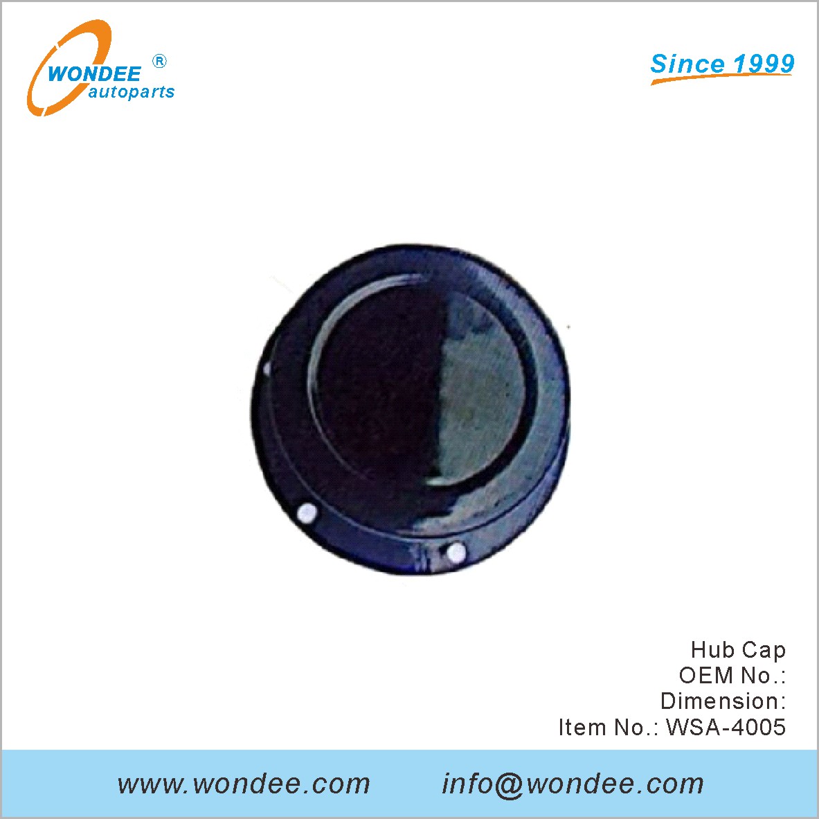 Hub Cap OEM pour SAF de Wondee