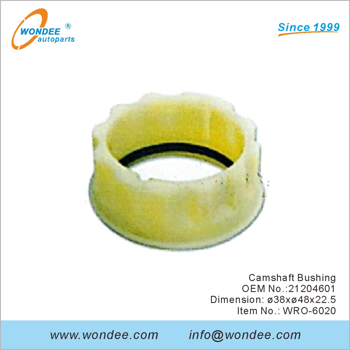 Camarfle Bushing OEM 21204601 pour ROR de Wondee