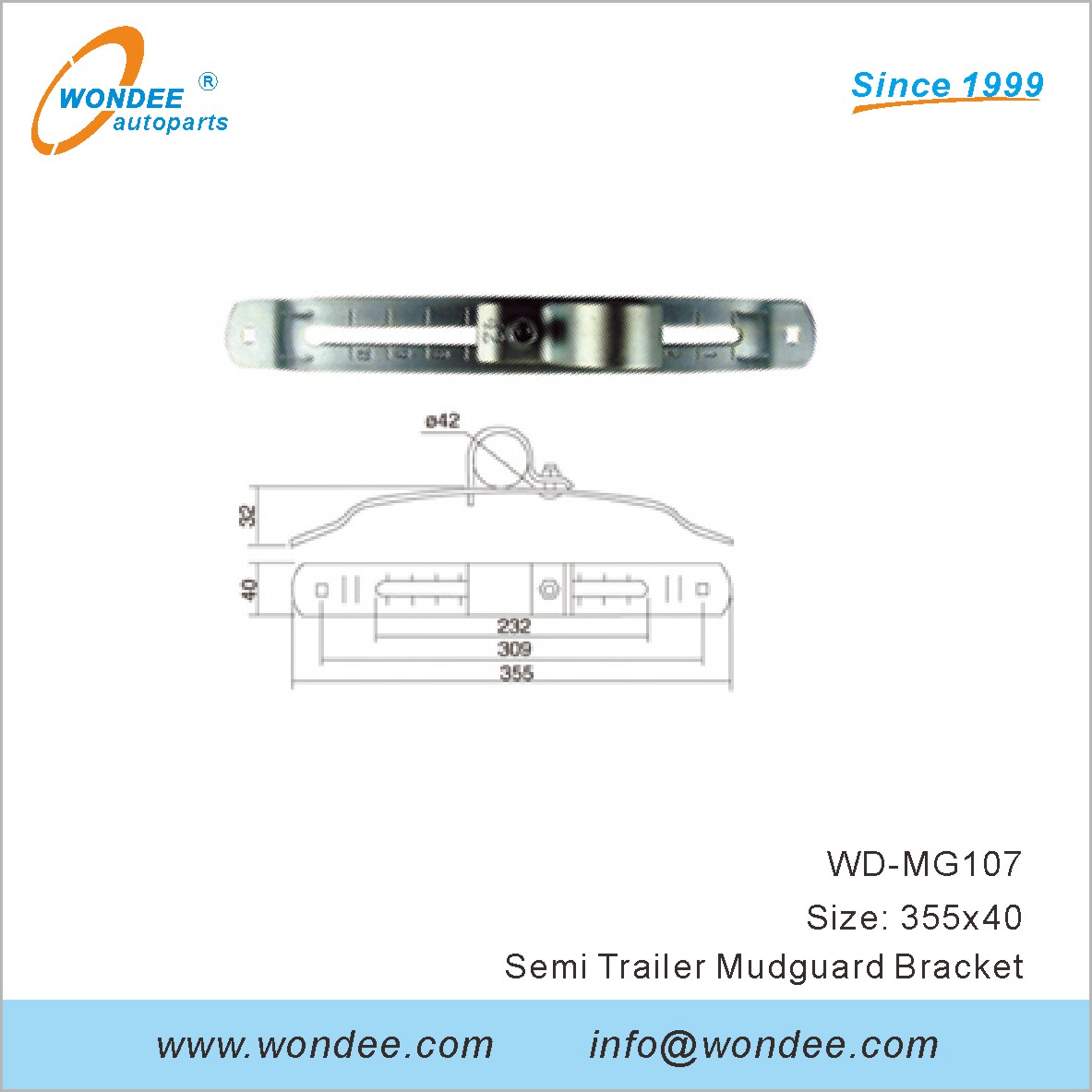 Bracket de garde-boue de Wondee Autoparts (7)