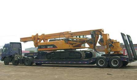 Transport de l'équipement