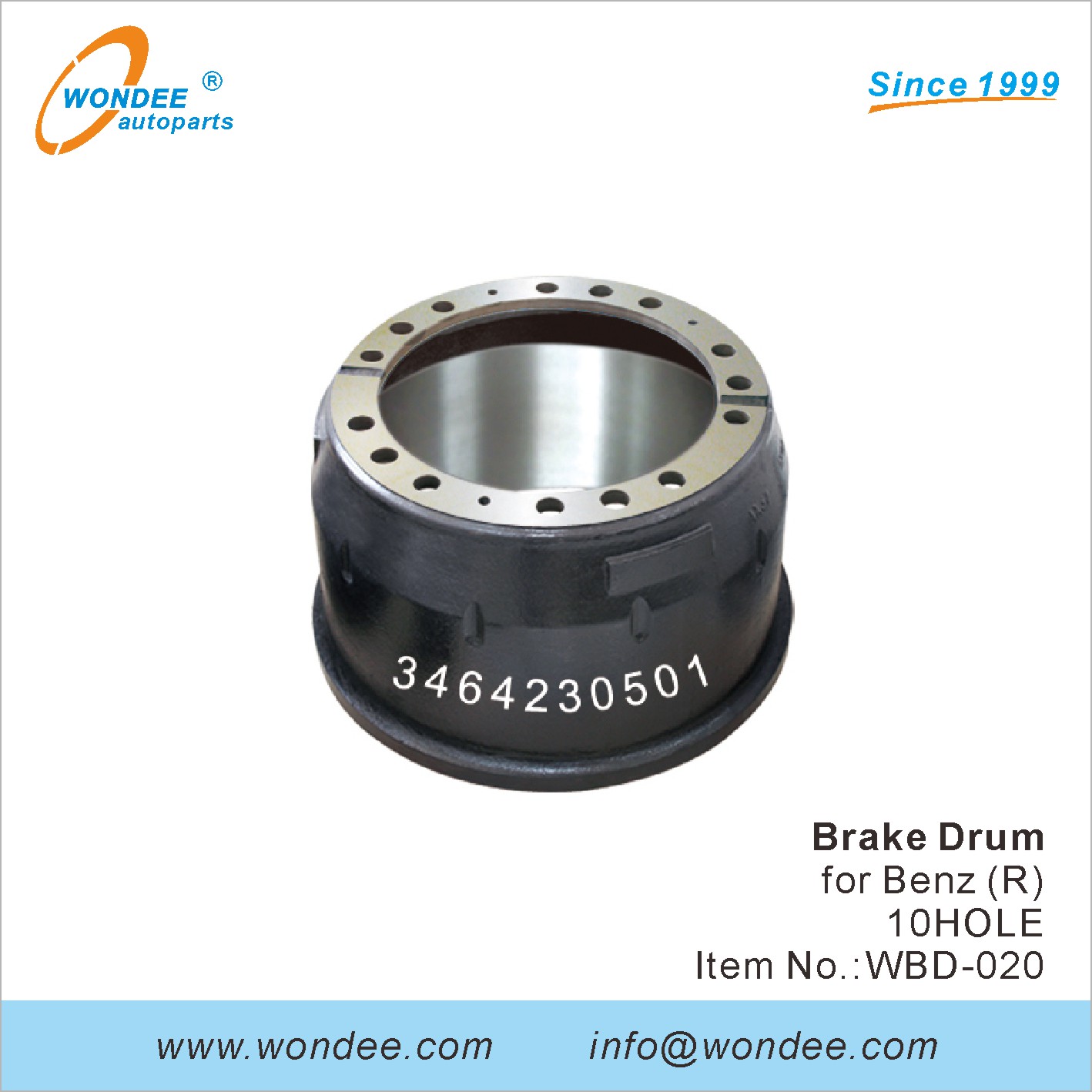 Tambour de frein Wondee (20)