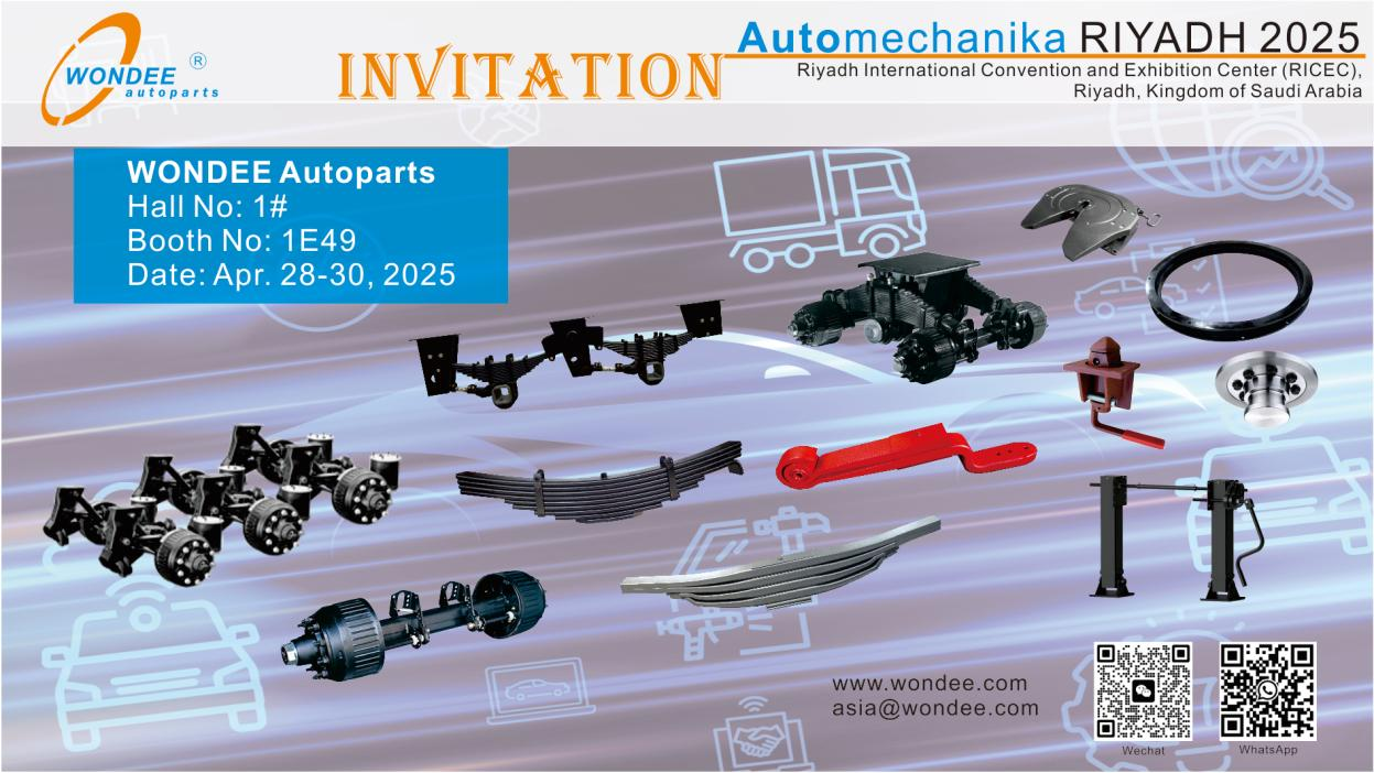 Wondee pour présenter les pièces de remorque Innovations à Automanika Riyadh 2025