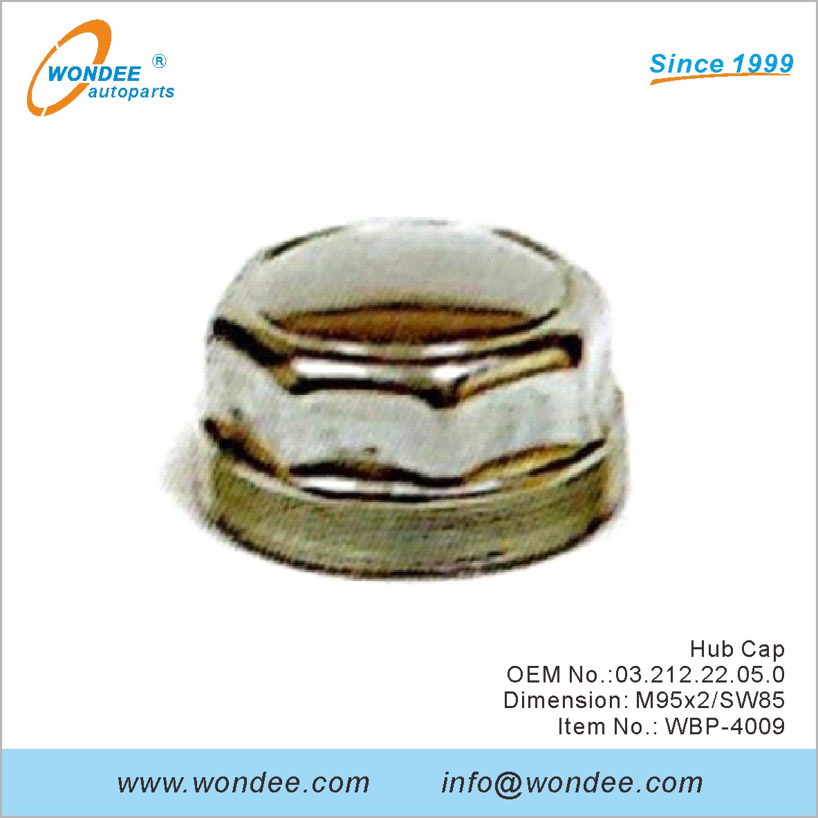 Hub Cap OEM 0321222050 pour BPW de Wondee