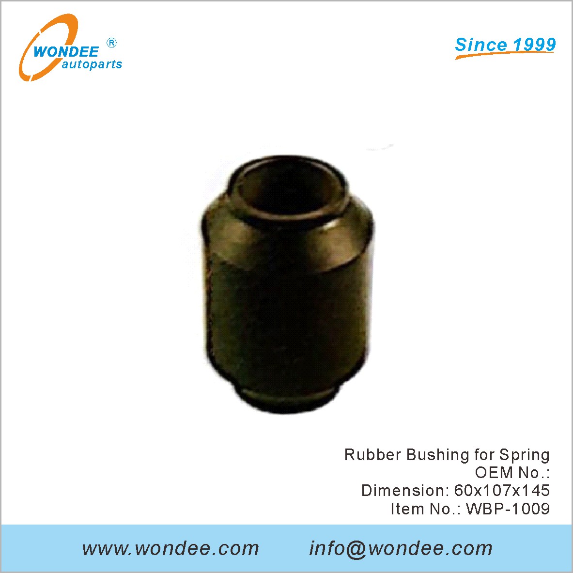 Bouche en caoutchouc pour Spring OEM pour BPW de Wondee