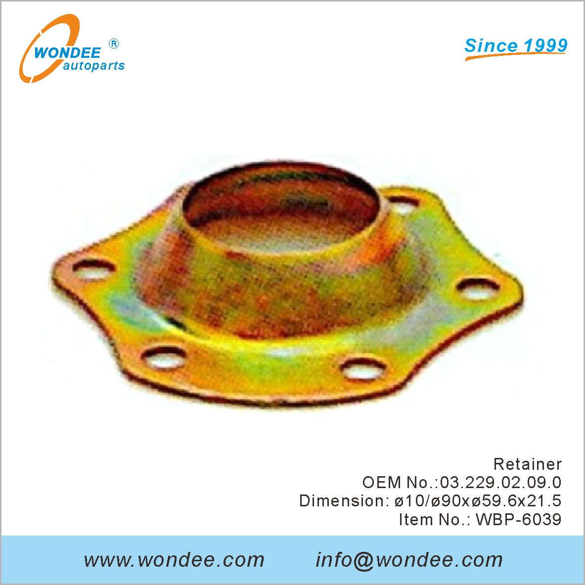 RETOUR OEM 0322902090 pour BPW de Wondee