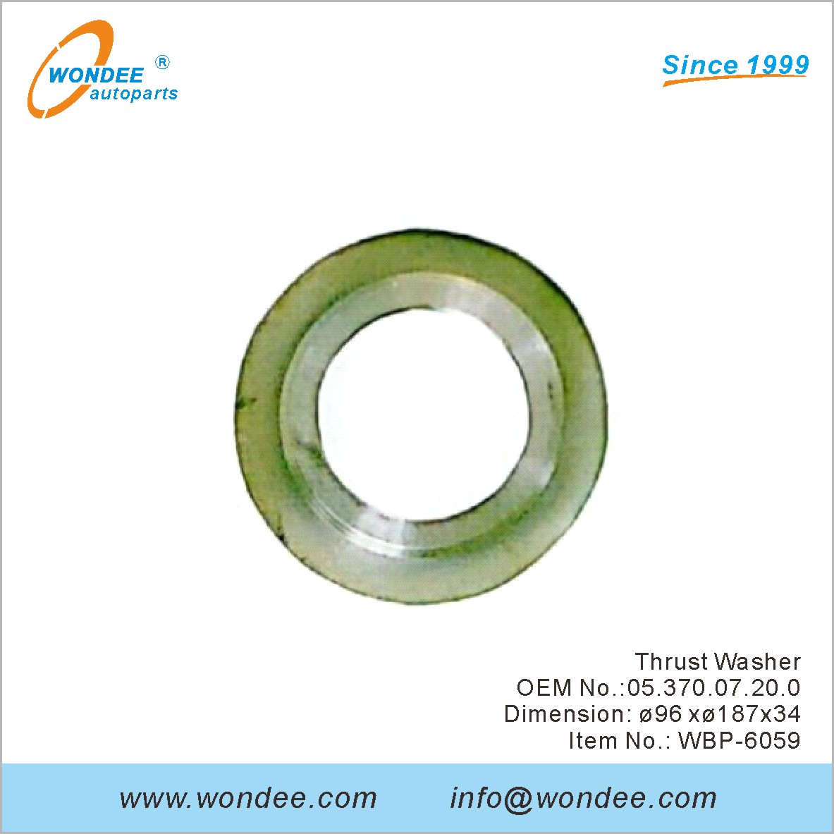 Lave-glace OEM 0537007200 pour BPW de Wondee