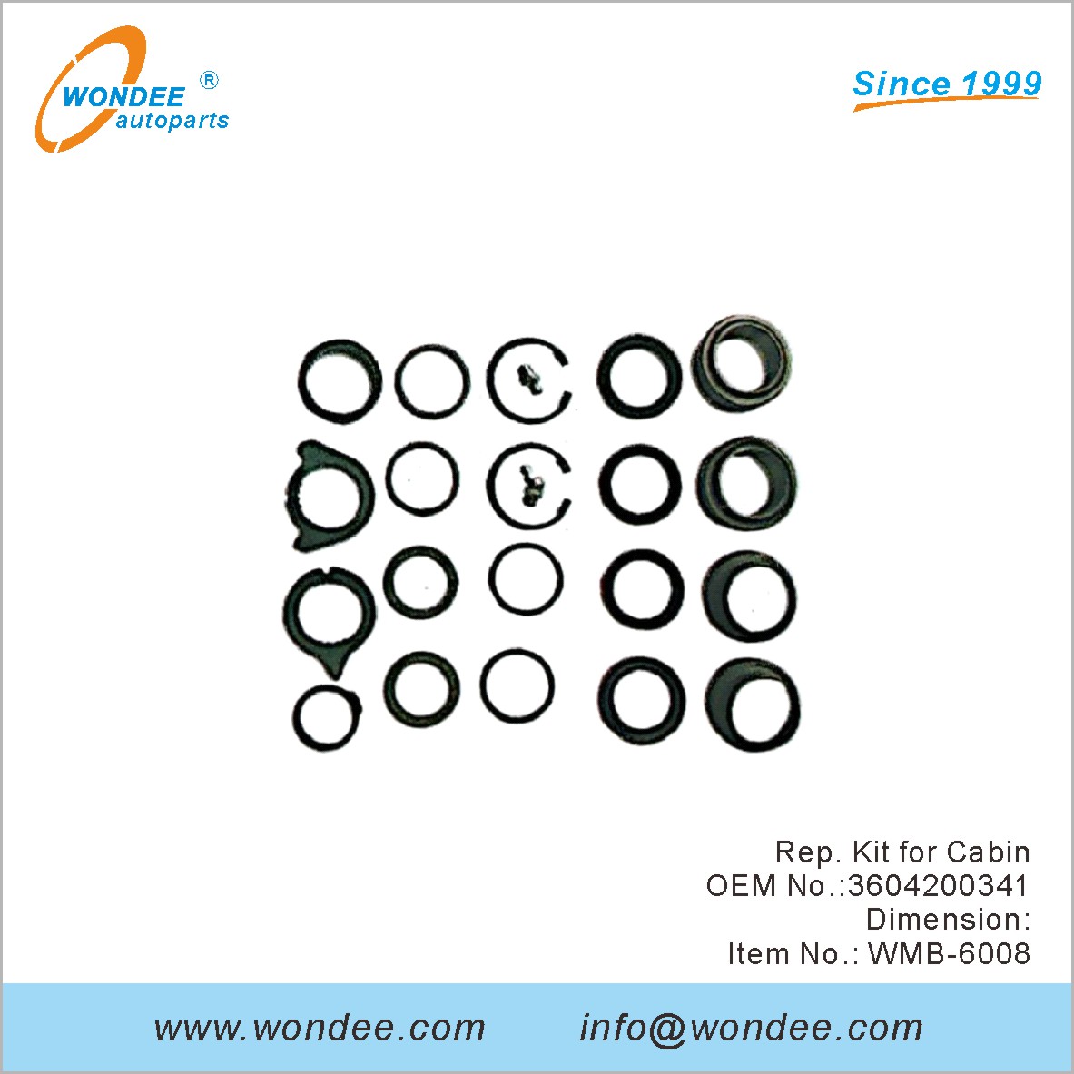Kit de représentant pour Cabin OEM 3604200341 pour Benz de Wondee