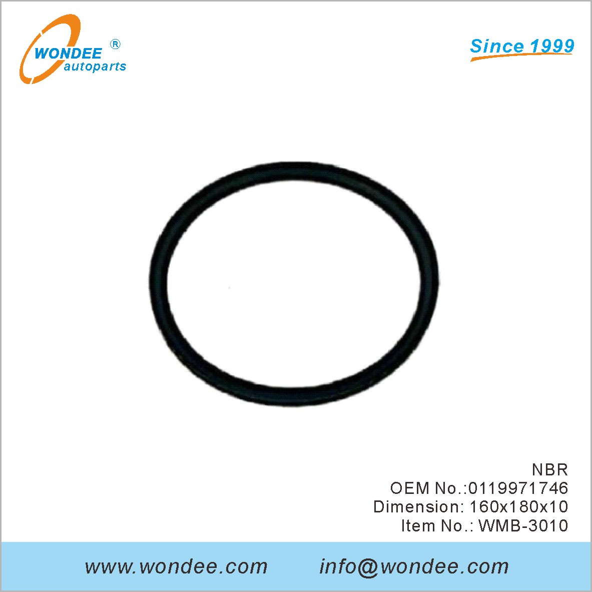 NBR OEM 0119971746 pour Benz de Wondee