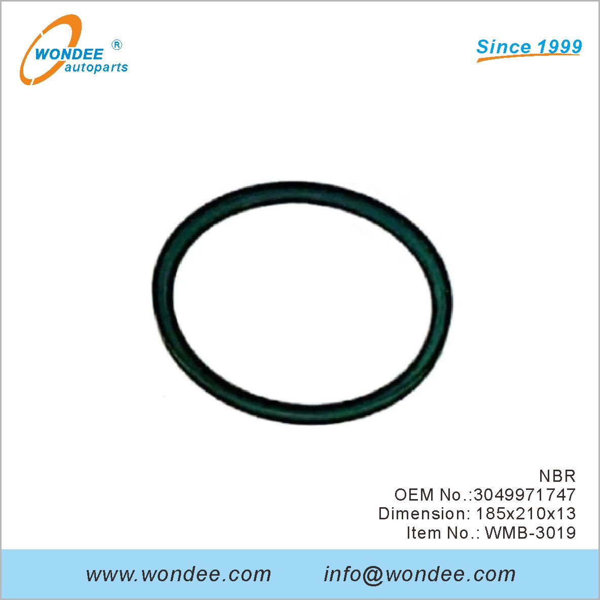 NBR OEM 3049971747 pour Benz de Wondee