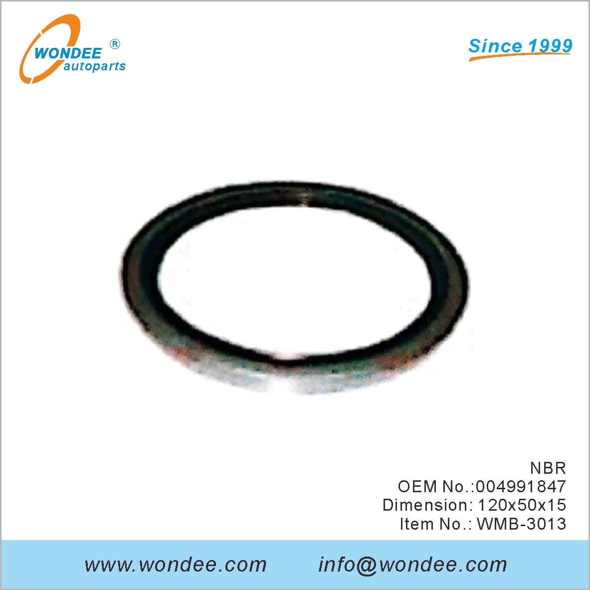 NBR OEM 004991847 pour Benz de Wondee 