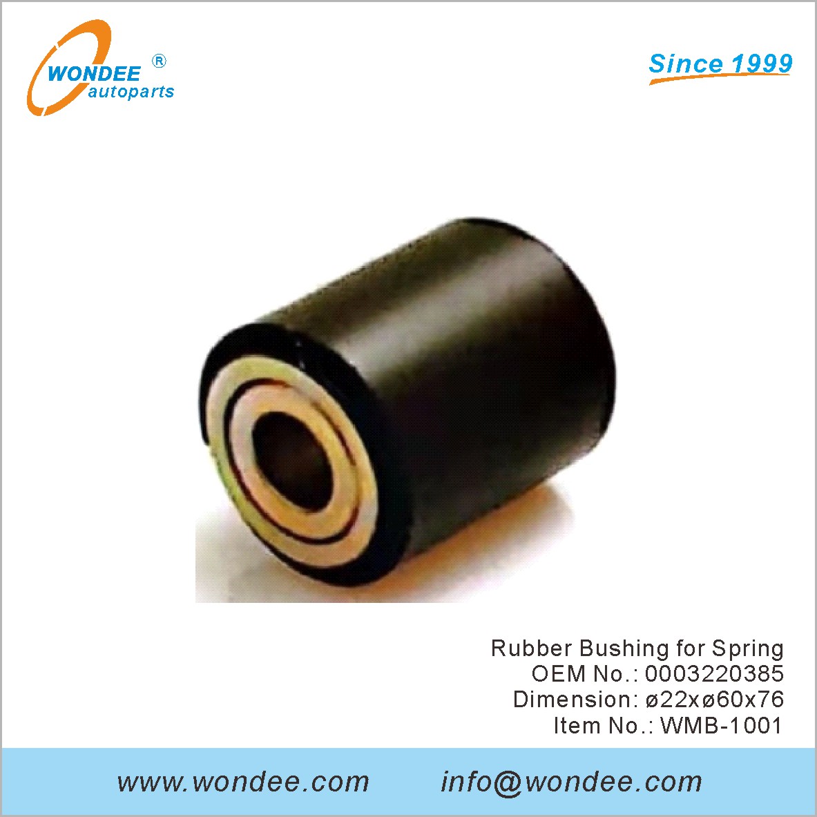 Suise en caoutchouc pour Spring OEM 0003220385 pour Benz de Wondee