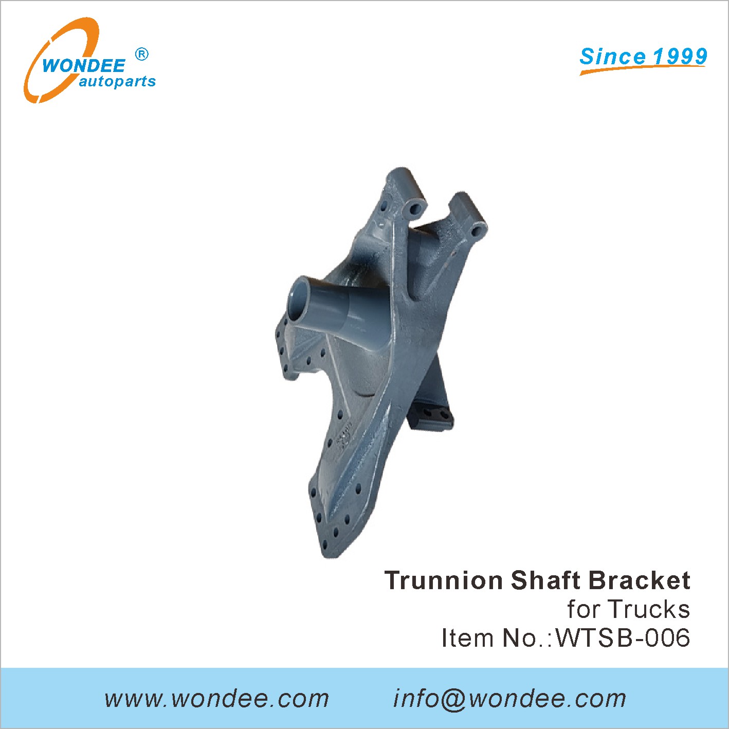 Bracket d'arbre Trunnion Wondee (6)