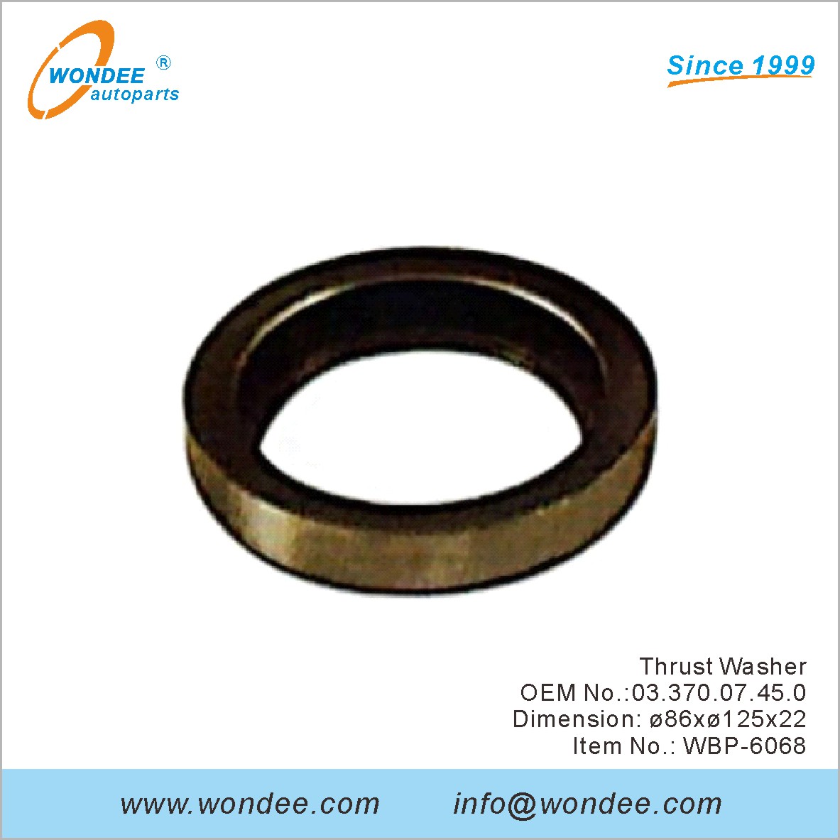 Lave-glace OEM 0337007450 pour BPW de Wondee