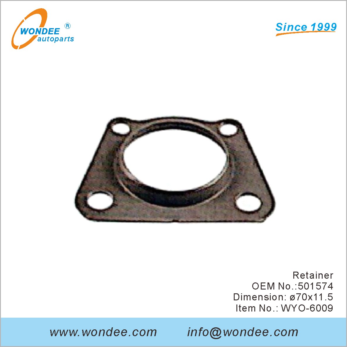 RETOUR OEM 501574 pour Volvo de Wondee